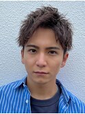 アクティブショートツーブロック刈り上げ爽やかアップバング