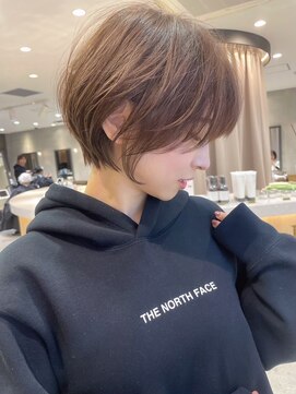 ロンドブルーム 天神大名店(Lond Bloom) イメチェンショート外ハネボブ美髪似合わせカットダークアッシュ