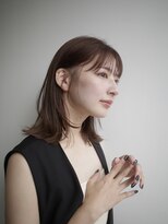 ヌヌ 渋谷 原宿 明治神宮前(nunu) レイヤーカットウルフカットボブグレージュオリーブべージュ