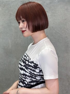 オーブ ヘアー スペース 新宿店(AUBE HAIR space) 20代・30代_切りっぱなしボブ_タッセルボブ