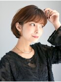 レイヤーショート・ボブ/結べる/絶壁解消/40代/30代/長め