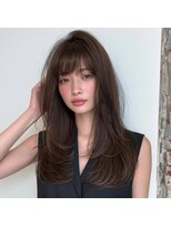 アンサ 藤森店(ANSA)&nbsp;韓国風ロングレイヤー×顔まわりカット