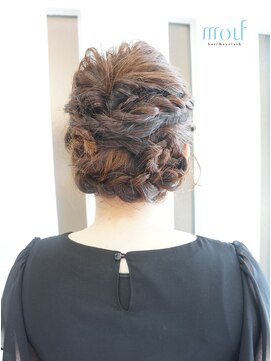 ムゥフ ヘアーアンドアイラッシュ(mouf hair&eyelash) 【ｍｏｕｆ】結婚式、花嫁、パーティヘアアレンジ、セット