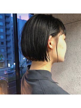 アンフェインド02(UNFEIGNED 02) クラゲヘアー/小顔に見せるヘア/ココアベージュ/伏見/栄