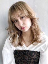 アイティー バイ アルバム 中野店(IT by ALBUM) レイヤー巻き_ハイライトカラーセミウェットウェーブ_47406