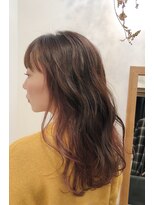 テント 上大岡(tento)&nbsp;ピンクベージュインナーカラー×艶感upアメジストカラー