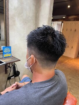 ネウィベルシア 名駅(newi belsia) 爽やかツーブロック刈り上げ束感アップバング