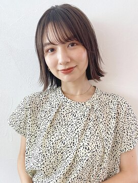 アイティーバイアルバム 下北沢店(IT by ALBUM) 外ハネボブ_アースカラーくびれヘアツートンカラー_7768