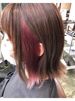 リリーヘアサロン(LILY hair salon) ピンクバイオレット×スカイブルー