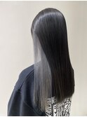 ホワイトシルバーインナーカラー韓国
