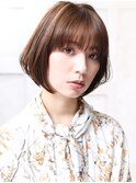 大人可愛い小顔美髪ツヤ髪大人ショートボブナチュラルボブA6