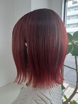 マイン(Mine)&nbsp;切りっぱなしボブ×ピンクグラデーション