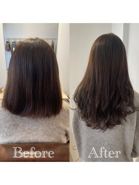 イニット 奈良新大宮(init.) 20代 30代 40代 ロング シールエクステ 愛され アッシュブラウン