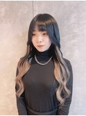 #プルエクステ#ポイントカラー#10代#20代#名古屋エクステ