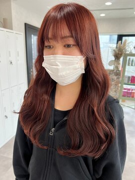 ツキ 横浜店(tuki) ミルクティーベージュダブルカラーケアブリーチインナーカラー