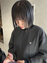 ソイリウム 下北沢(soi rium)&nbsp;タイトなボブ_黒髪ボブ