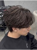 熊本フェザーパーマ MEN'S HAIR フェザーショート メンズパーマ