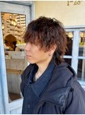マッシュウルフで大人なツイスパ