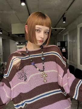 イー(Ii) オン眉ボブ
