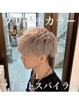 コワファーストナガサキシャンプーボーイ(COIFF1RST NAGASAKI SHAMPOO BOY)&nbsp;ツイストスパイラルパーマ　メンズサロン　マッシュカット　韓国