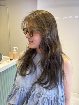 ローレンジウ(LOREN JU) くびれヘア/学割U24/レイヤーカット/オージュア/ダブルカラー