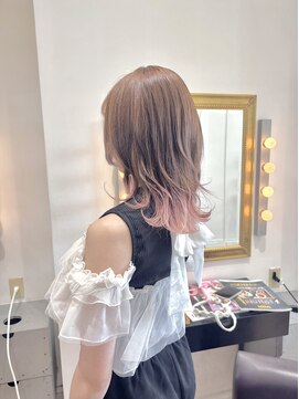 コワファースト  させぼ五番街店(COIFF1RST) 毛先ホワイトピンク☆