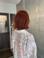 ロッカ(ROCCA)&nbsp;アプリコットカラー×外ハネボブ