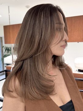 ジルブラン 土浦(JIL BLAN) ハイライトバレイヤージュダブルカラーケアブリーチ20代30代