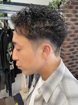 無造作ショート【ピンパーマ】