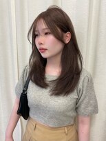 ボタン ハカタ(VOTAN hakata) ミディアムレイヤー/福岡美容室/レイヤーカット/透明感カラー