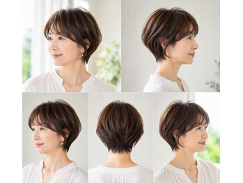 リカレ(Re:care)の写真/お客様の髪質やお悩みに合わせた“似合わせショートスタイル”をご提供!扱いやすい理想のスタイルを実現!