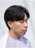 仙台 センターパート ツーブロック マッシュ