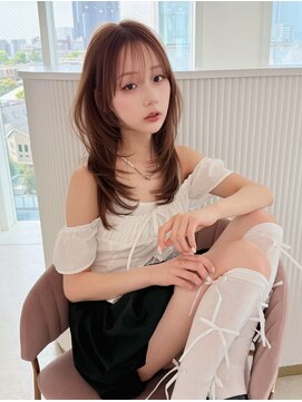 レミエ ダイカンヤマ(lemiie) レイヤーカット ハッシュカット 韓国レイヤー ハイレイヤー
