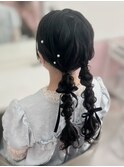 編みおろしツイン☆