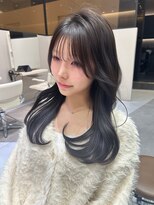 ケーツー エム 京都ラクエ(k-two emu)&nbsp;大人の艶暗髪×柔らかレイヤーロング*レイヤーカット*髪質改善