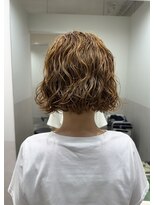 サロウィン 那覇店(SALOWIN) ハイトーン×外国人風ボブパーマ