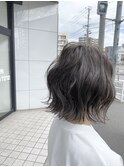 波打ち外ハネボブ×濃いめミルクグレージュ【BLAZE 大庭】