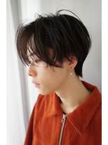 ヒビヲ(HIBIO)&nbsp;ツイストスパイラルパーマツーブロックメンズマッシュメンズヘア