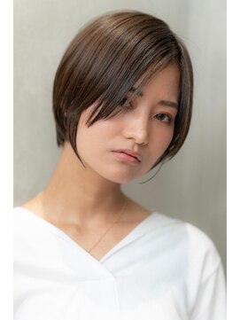 オースティン 流山おおたかの森(AUSTIN) 大人かわいい前髪セシルカットココアブラウンフリンジウェーブ