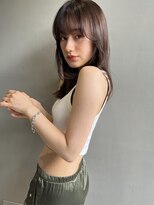 ミンクス 原宿店(MINX)&nbsp;フェイスレイヤー　ニュアンスロング