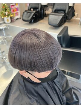 カラット 堺東(CARAT) メンズマッシュ/刈り上げショート/シルバーベージュ/CARAT堺東