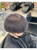 メンズマッシュ/刈り上げショート/シルバーベージュ/CARAT堺東