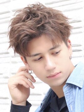 ローウェ バイ フィフス 立川メンズサロン(Louwe by fifth) ビジネスメンズパーマツーブロック刈り上げツイストパーマ