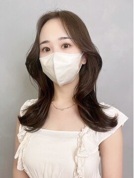 アイティーバイアルバム 八王子店(IT by ALBUM) オリーブベージュワンホンヘア_グレージュカラーボブ_ba404631