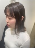 まとまり◎切りっぱなしボブ