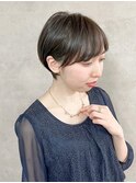 前髪あり♪ショート#小田急相模原#髪質改善#メテオカラー