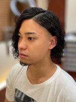 スカイ 亀戸店 (sky)&nbsp;ハイライト/マッシュパーマ/アッシュブラック<理容室>[亀戸]