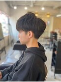 MEN’S HAIR カルマパーマアッシュブラックウルフパーマ