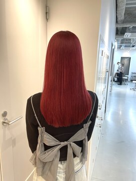 シダ(sida SAIIN) 【西村】20代30代髪質改善ブリーチありレッドピンク