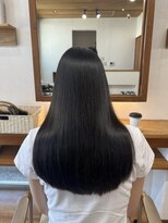 キヌ(kinu)&nbsp;高濃度水素カラー＆髪質改善ストレート